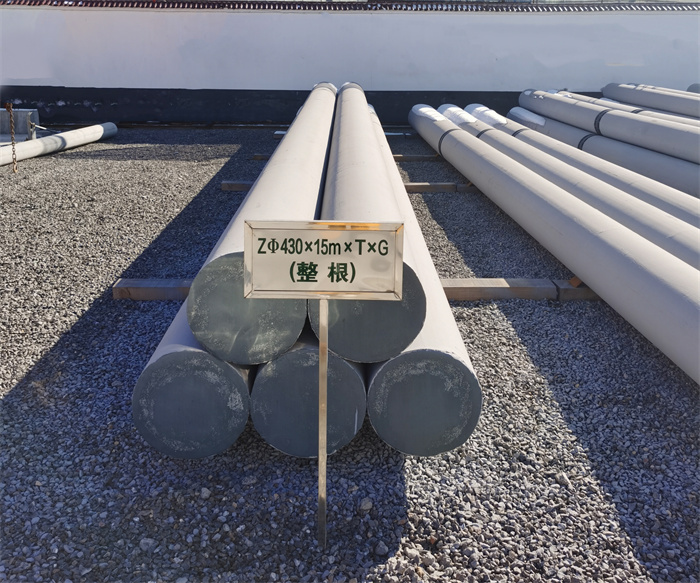 辽宁430×15米×T×G终端电线杆