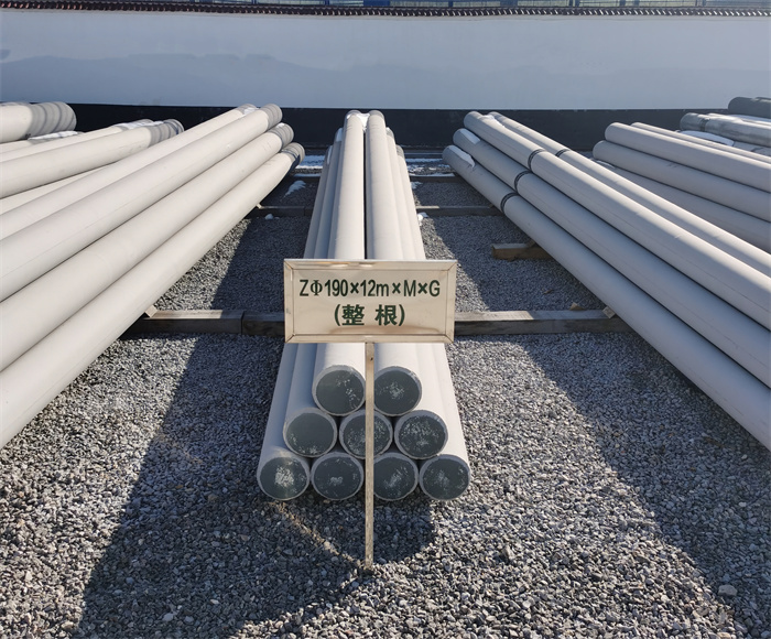 辽宁190×12米钢筋混凝土水泥电线杆